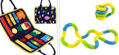 Busy Book Learning Toy for Toddlers & Preschool Kids