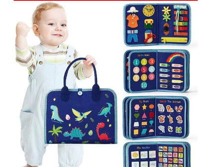 Busy Book Learning Toy for Toddlers & Preschool Kids