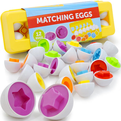 Montessori Egg Shape Matching Educational Toy for Kids