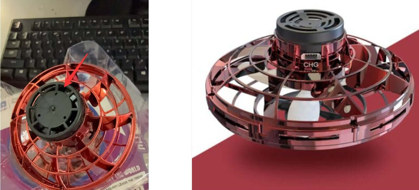 Flying Gyro Drone Toy – Rechargeable Mini Induction Drone