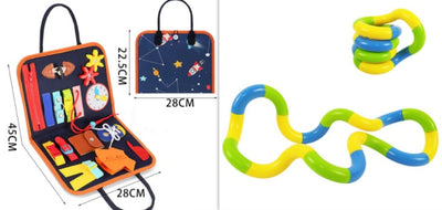 Busy Book Learning Toy for Toddlers & Preschool Kids