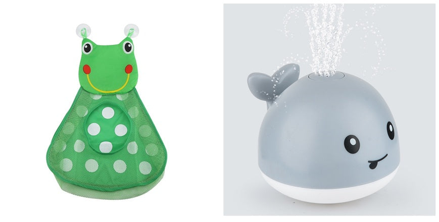 Electric Baby Bath Whale Toy with Water Spray