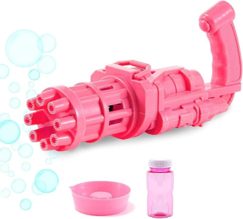 Kids Bubble Gun Bath Toy Fun Plastic Machine Toy