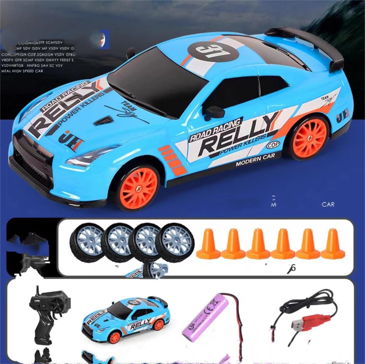 2.4G 4WD RC Drift Car Toy Racing Vehicle for Kids