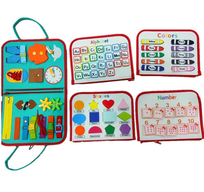 Busy Book Learning Toy for Toddlers & Preschool Kids