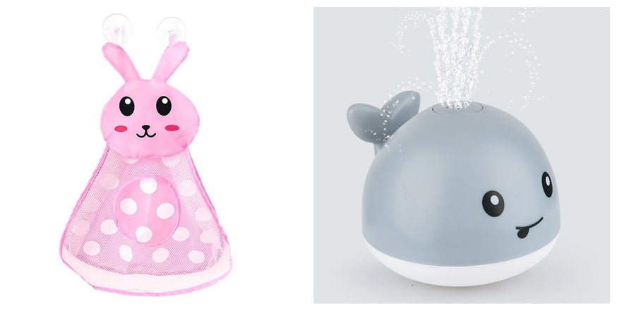 Electric Baby Bath Whale Toy with Water Spray