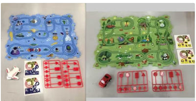 Kids DIY Electric Train Track Puzzle Toy Set