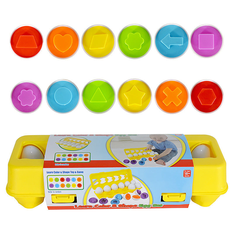 Montessori Egg Shape Matching Educational Toy for Kids