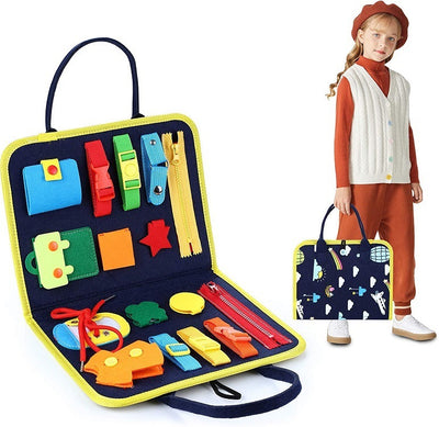 Busy Book Learning Toy for Toddlers & Preschool Kids