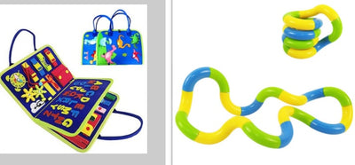 Busy Book Learning Toy for Toddlers & Preschool Kids