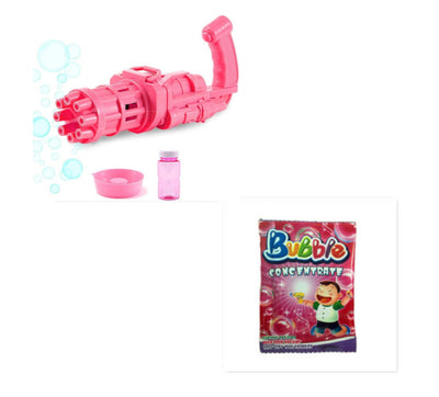 Kids Bubble Gun Bath Toy Fun Plastic Machine Toy