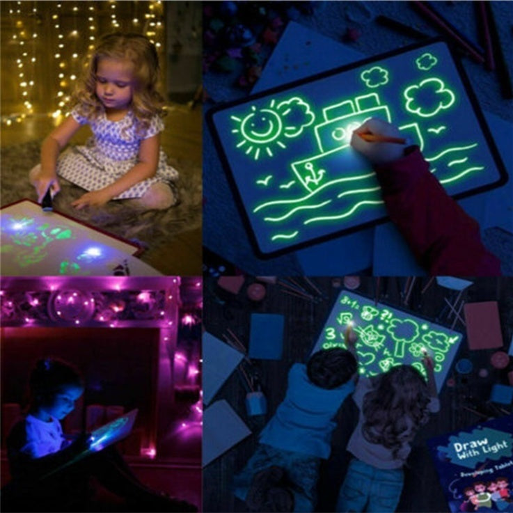 3D Magic Drawing Pad Educational Light Up Board