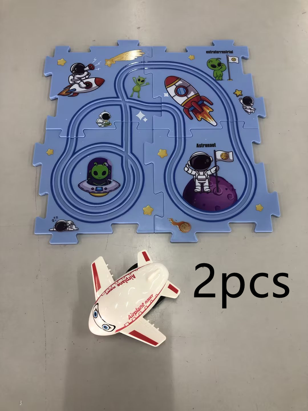 Kids DIY Electric Train Track Puzzle Toy Set