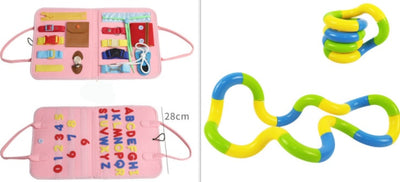 Busy Book Learning Toy for Toddlers & Preschool Kids