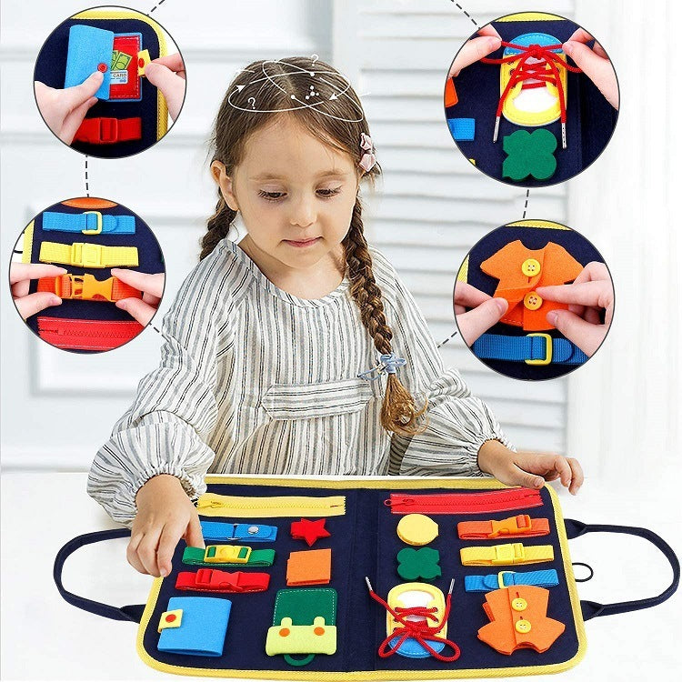 Busy Book Learning Toy for Toddlers & Preschool Kids
